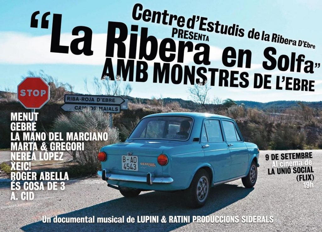 Cartell del documental Ribera en Solfa. FOTO: Via Instagram @lupini_and_ratini
